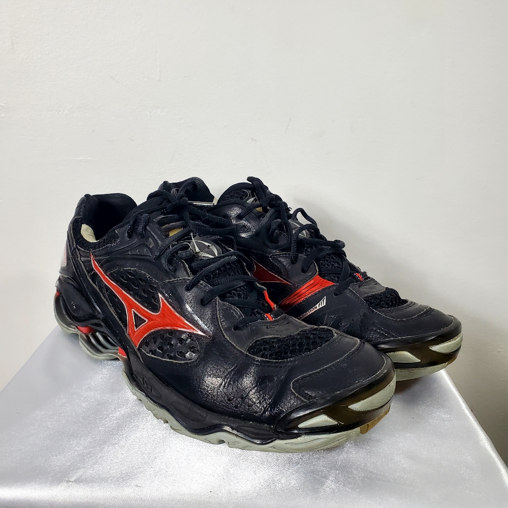 Mizuno Wave Tornado 5 Athletic Lace Up Training Shoes Black 12us